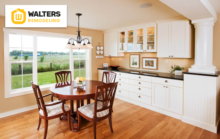 Interior view showcasing a cohesive design between the home addition and original spaces